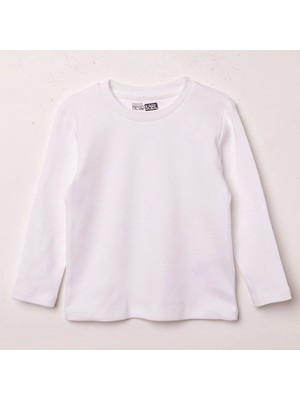 Hellobaby Erkek Bebek Tişört Bisiklet Yaka Long Sleeve