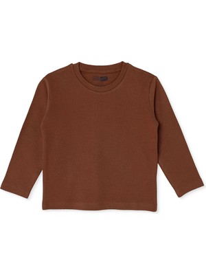 Hellobaby Erkek Bebek Tişört Bisiklet Yaka Long Sleeve