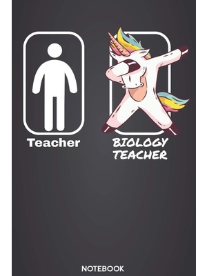 Karahanbey Teacher - Biology Teacher Notebook: 6'x9' 120 Dot Grid Pages - Calendar Journal | Christmas Present