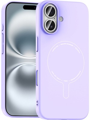 Mobify iPhone 16 Kılıf Nimbus Premium Ince Sert M-Safe Pc Silikon Kapak