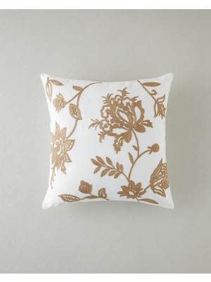 English Home Roselle Kırlent Kılıfı 45X45 cm Bej