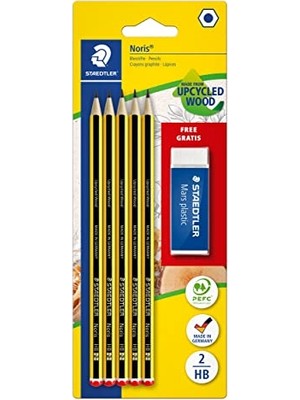 Larskas Staedtler 120 A Sbkd Noris Kurşun Kalem Set 5 x Noris Kalem 1 x Silgi 1 x Kalemtraş