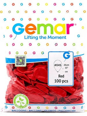 Go İthalat Iç Mekan - Kırmızı Balon 10 Inc - 26CM - 100PCS (5440)