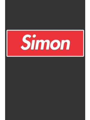 Karahanbey Simon: Simon Planner Calendar Notebook Journal, Personal Named Firstname Or Surname For Someone Cal