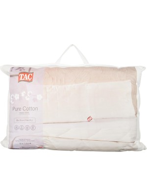 Karahanbey Taç Pure Cotton KAPITONELI%100 Pamuk Yastık, Beyaz, 50X70 cm