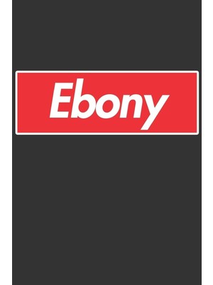 Karahanbey Ebony: Ebony Planner Calendar Notebook Journal, Personal Named Firstname Or Surname For Someone Cal