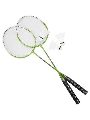 Larskas Badnton Seti 66 Cm, 2 Raket 3 Top, 6+ Yaş, Askılı Çantalı, Yeşil