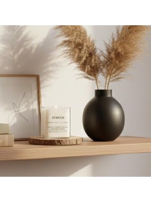 MarkEntegra Lüks Aromaterapi Mumu - %100 Doğal Soya Wax, 50+ Saat Yanma Süresi