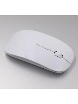 Burada Bulabilirsin Ultra Ince USB Bilgisayar Pc Dizüstü Masaüstü Kablosuz Mouse (Beyaz)
