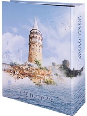 MarkEntegra Istanbul Desenli 200 Fotoğraf Kapasiteli Fotoğraf Albümü - 10X15CM