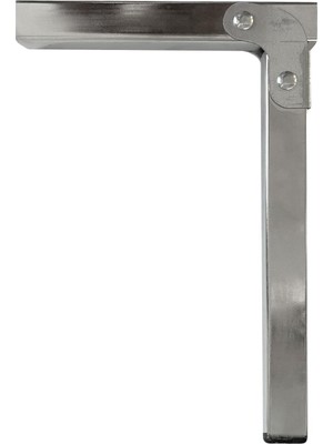 Karahanbey BADEM10 Sofra Ayağı 22 cm Metal Katlanır Siyah Taban Yer Sofrası Sini Altı Mobilya Ayak Sehpa Masa