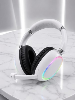Fantastik Store Rgb Beyaz Kulaklık Max-17 - Lisinya