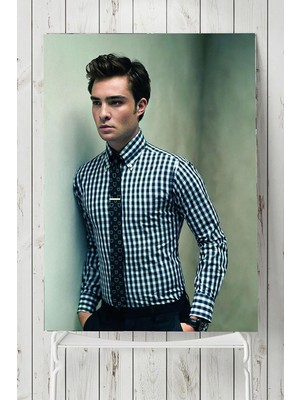 Karahanbey Postermanya (PSTER4171) Ed Westwick Posteri (40X60 Cm)