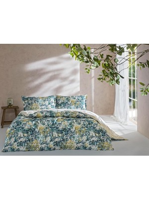 Karahanbey Taç Reborn Primrose Bambu Çift Kişilik Nevresim Takımı Bej