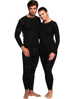 Thermoform Active Plus Yetişkin Termal Içlik Set Siyah