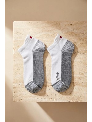 Katia & Bony 2'li Paket Erkek Golf Patik Çorap Beyaz/beyaz