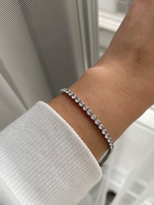 Owentis Çelik Silver Ince Suyolu Isabel Bileklik -Kararma Yapmaz-