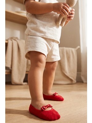 Bony Socks Lovers Bebek Görünmez Çorap Kırmızı