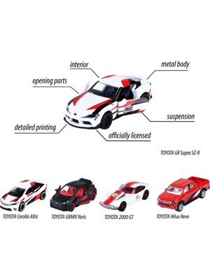 Colezium 8502105003 Toyota Racing 5 Pieces Giftpack