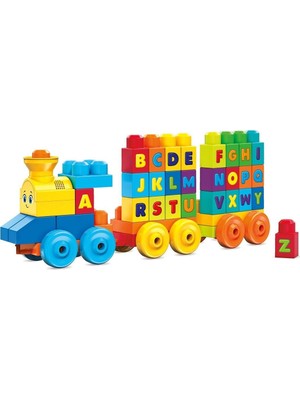 Colezium FWK22 Mega Bloks® Müzikli Alfabe Treni 50 Parça +1 Yaş