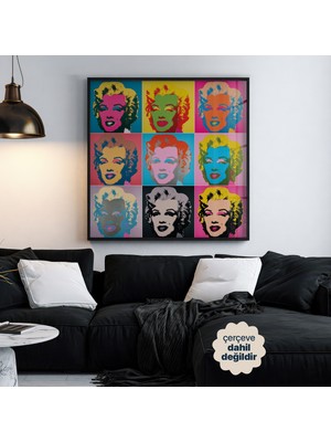 Persona Istanbul Andy Warhol "marilyn Monroe" - Pop Art Posteri (Çerçevesiz)