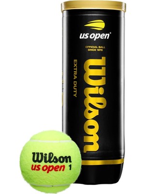Wilson Us Open Yeşil Tenis Topu 100.65.WRT106200 3'lü, Yeşil