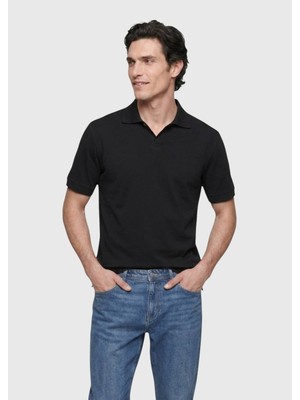 Ramsey Siyah Düz T-Shirt