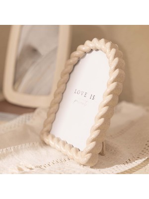 Evidea Deco Burgu Çerçeve - Bej - 20X15 cm