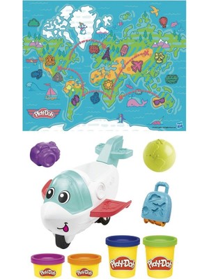 Colezium F8804 Play-Doh Starters Eğlenceli Uçak Oyun Seti +3 Yaş