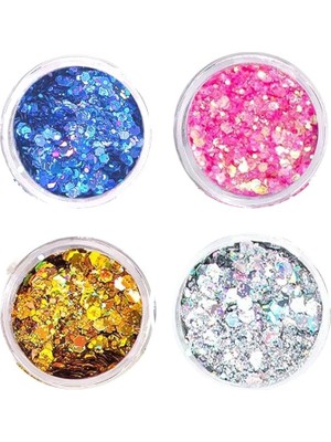 Rosevelt Gümüş Kendinden Yapışan Mayaj Simi Glitter PRA-7039372-9761