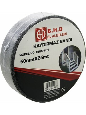 Cansa Kaydırmaz Siyah Bant 50 mm x 25 mt