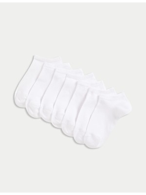 Marks & Spencer 7’li Pamuk Karışımlı Trainer Çorap