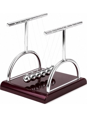 Enco Store Balance Balls Büyük Newton - Metal Denge Topları Masa Üstü