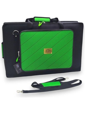 Pıoner Xdj-Rr Setup Için Uyumlu Çanta Soft Case Kılıf. Siyah Yeşil.