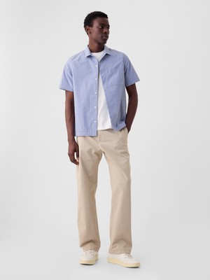 Gap Erkek Krem Modern '90S Loose Kaki Pantolon