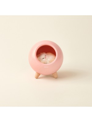 Geox Kedi Figürlü Masa Lambası - Pembe