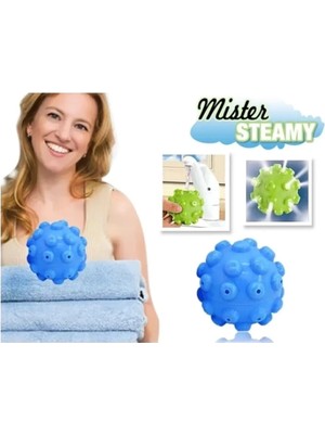 Mercora Tech Mister Steamy Buharlı Çamaşır Kurutma ve Ütü Topları (2'li)