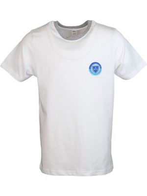 Bümed Meç Okulları Kısa Kol Penye T-Shirt Beyaz 5-6 Yaş