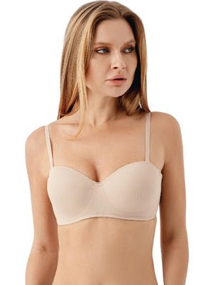 New Bra 7045-KADIN Desteksiz B Cup Dantelli Sütyen