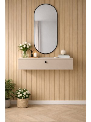 Empressco Şık Kapaklı Konsol, Tek Bölmeli Vestiyer Dresuarı 60 cm
