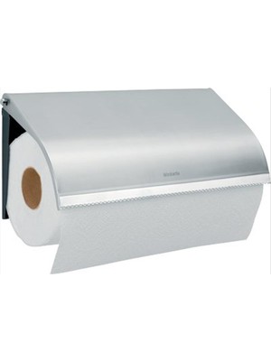 Brabantia 313868 Kağıt Havlu Tutucu, Duvara Asılır (220 Mm’ Kadar)
