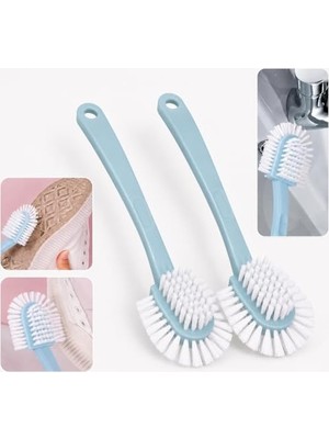 Esranın Dünyası 2 Adet Çok Fonksiyonlu Ayakkabı Temizleme Fırçası - Ergonomik Tasarım