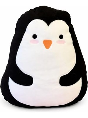 Esranın Dünyası Peluş Penguen Tasarımlı Yastık, Sevimli Dekoratif Ürün