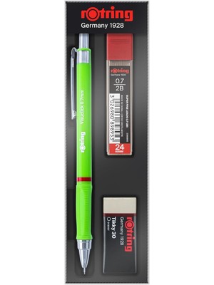 Rotring Visuclick+ Min Silgi Seti 0,7mm-Opak Yeşil