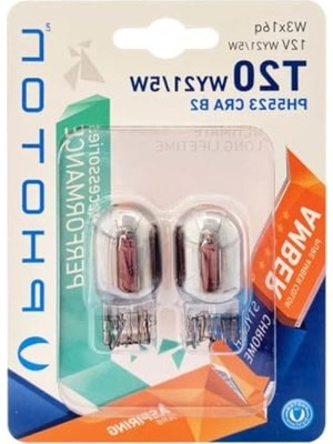 Esranın Dünyası Turuncu Renkli Blister Minyatür Serisi Chrome T10 PH5523 Cra
