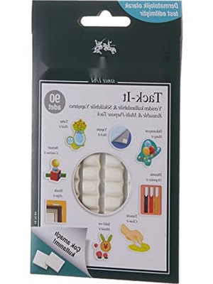 Esranın Dünyası Yeniden Kullanılabilir Beyaz Yapıştırıcı Hamur, 50 Gr, 90 Parça, Iz Bırakmaz