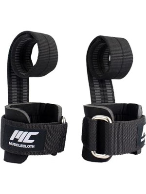Larskas Musclecloth Big Grip  Lifting Straps Siyah