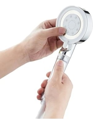 Larskas Orret Home 5 Fonksiyonlu Filtreli Duş Başlığıü,filtreli El Duşu,banyo ve Duşa Kabin Için Handshower,temizlenebilir Filtre,spa Etkili Duş Başlığı (Beyaz)