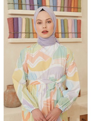Fresh Scarfs İnce Pamuk Vual Şal Lila