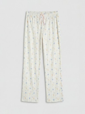 Lc Waikiki Yeni Sezon Fiyonk Baskılı Hamile Pijama Altı